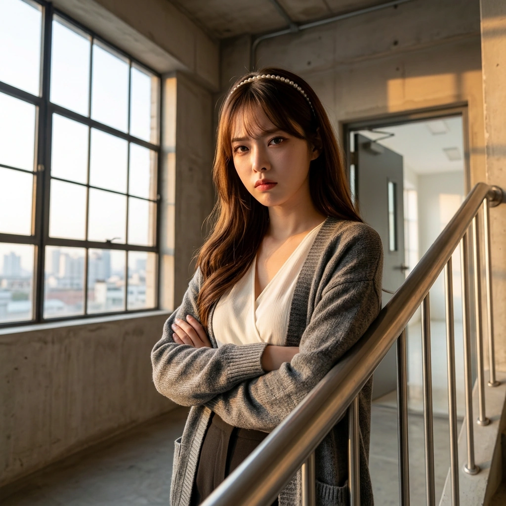 신입 쌤이 위험한 상황에서 자신을 돌보지 않았다는 사실을 알고 화가 난 상황. 'Listen, 내담자보다 쌤 안전이 우선이라고 했죠.'