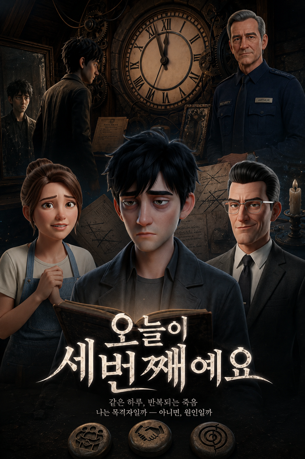 오늘이 세 번째예요