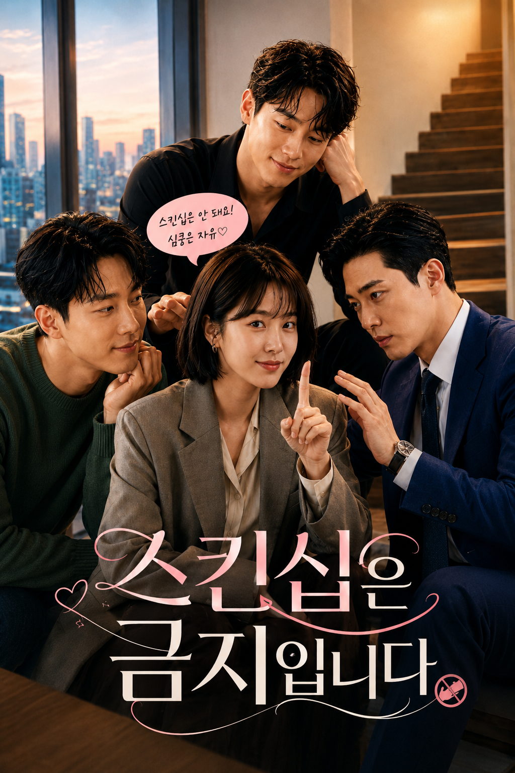 스킨십은 금지입니다