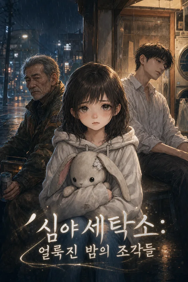 심야 세탁소: 얼룩진 밤의 조각들