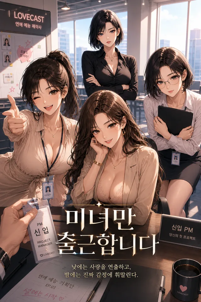 미녀만 출근합니다