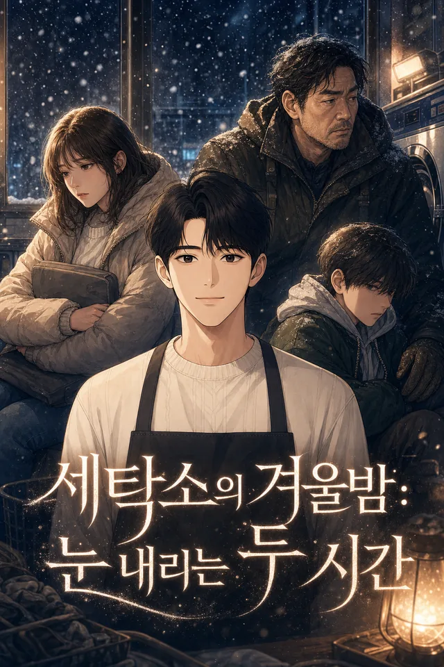 세탁소의 겨울밤: 눈 내리는 두 시간